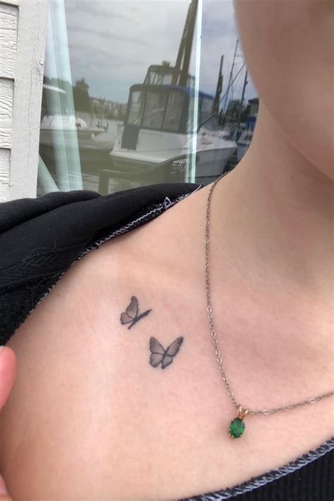 Top 10 butterfly tattoos on collar bone ideas and inspiration